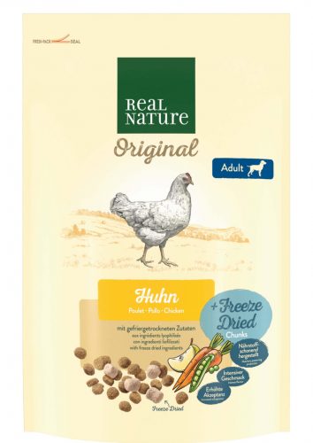 Real Nature Original Freeze adult száraz kutyaeledel csirke 800g