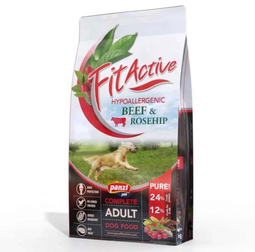 FitActive Pure Hipoallergén száraz kutyaeledel marha&csipkebogyó 3kg