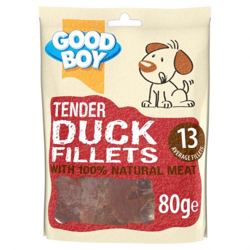 Good Boy Pawsley kutya jutalomfalat kacsa filé 80g