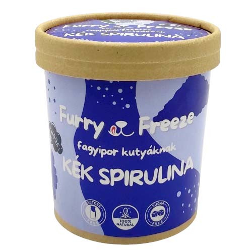 Furry Freeze kutyafagyi superfood blue spirulina 60g