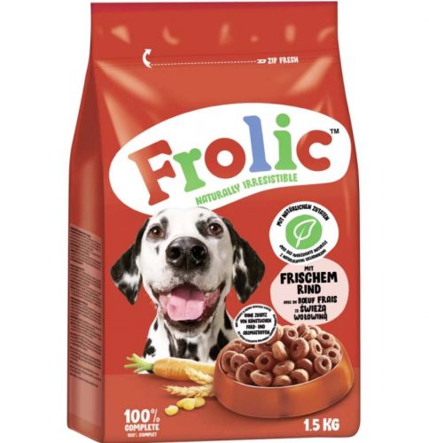 FROLIC száraz kutyaeledel marha 1,5kg