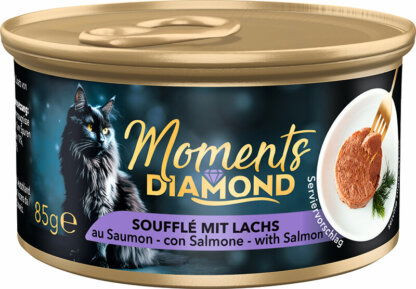 Moments Diamond macska konzerv lazac 12x85g