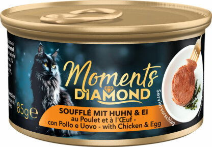 Moments Diamond macska konzerv csirke&tojás 12x85g