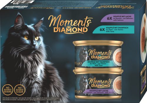 Moments Diamond macska konzerv MP lazac&tonhal 12x85g