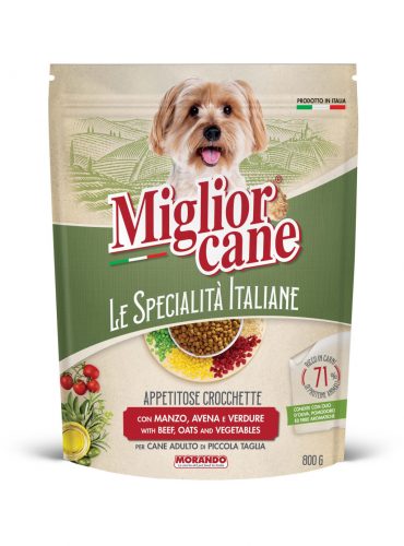 Miglior cane kutya szárazeledel adult S marha&zöldség 800g