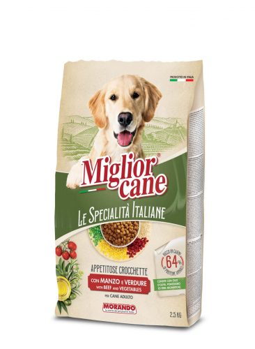 Miglior cane kutya szárazeledel adult marha&zöldség 2,5kg