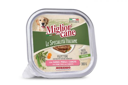 Miglior cane kutya tálka adult S sertés pástétom 18x300g