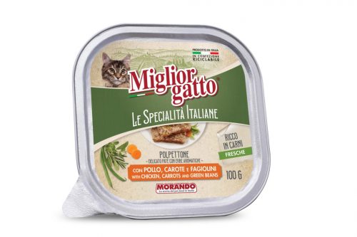 Miglior cane macska tálka adult csirke&répa pástétom 32x100g