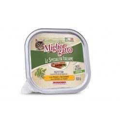   Miglior cane macska tálka adult csirke&pulyka pástétom 32x100g