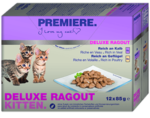 Premiere Deluxe Ragout macska tasak MP kitten borjú&szárnyas 12x85g