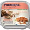 Premiere Finest Jelly macska tálka adult lazac 16x100g