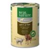 REAL NATURE Classic kutya konzerv senior bárány&borjú 6x400g