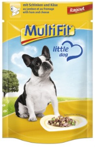 MultiFit Little Dog kutya tasak ragu sonka&sajt 24x100g