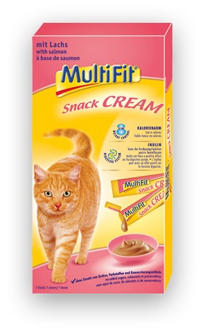 MultiFit Snack Cream macska jutalomfalat lazac 11x7x15g