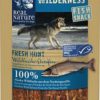 REAL NATURE Wilderness Fish Snack Fresh Hunt kutya jutalomfalat lazac 70g