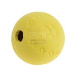 AniOne kutyajáték labda jutalomfalattal tölthető sárga 7cm