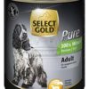 SELECT GOLD Pure kutya konzerv adult szarvas 6x800g