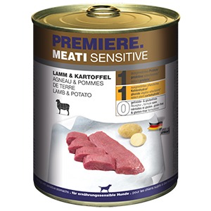 Premiere Meati Sensitive kutya konzerv adult bárány&burgonya 6x800g
