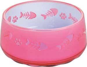 AniOne Yummy akril macska etetőtál pink 350 ml