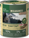 REAL NATURE Wilderness kutya konzerv adult nyúl&vadkacsa 6x800g