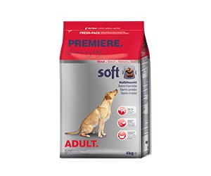 Premiere Soft száraz kutyaeledel adult marha 4kg