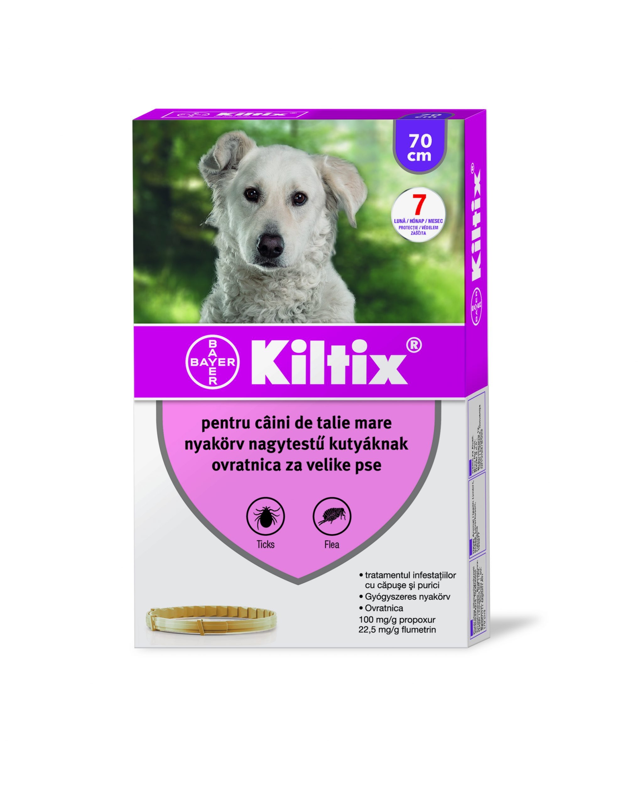 Kiltix flea and tick collar for dogs L