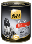 SELECT GOLD Pure kutya konzerv adult marha 6x800g