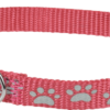 AniOne Paw reflektív macskanyakörv piros 19-30cm