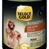 SELECT GOLD Sensitive kutya konzerv adult bárány&rizs 6x800g