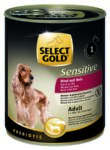 SELECT GOLD Sensitive kutya konzerv adult marha&rizs 6x800g