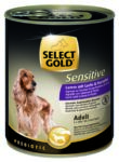 SELECT GOLD Sensitive kutya konzerv adult bárány&lazac 6x800g