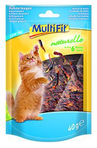 MultiFit Naturelle macska jutalomfalat csirkezúza 6 hetes kortól 50g