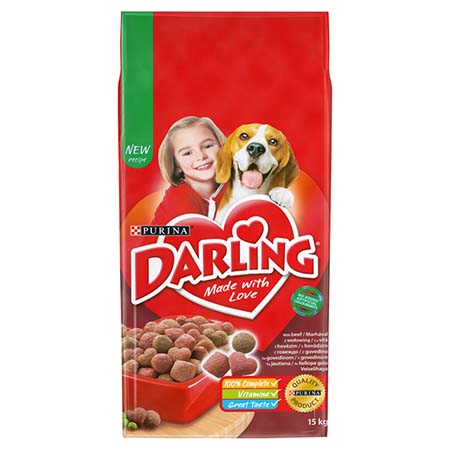 Darling kutya szárazeledel hús&zöldség 15kg