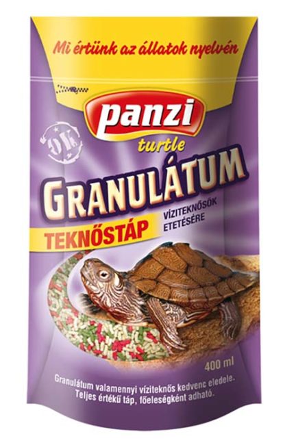 Panzi eledel teknősöknek granulátum 400ml