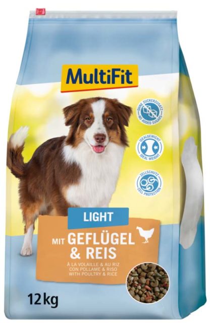 MultiFit kutya szárazeledel light szárnyas 12kg