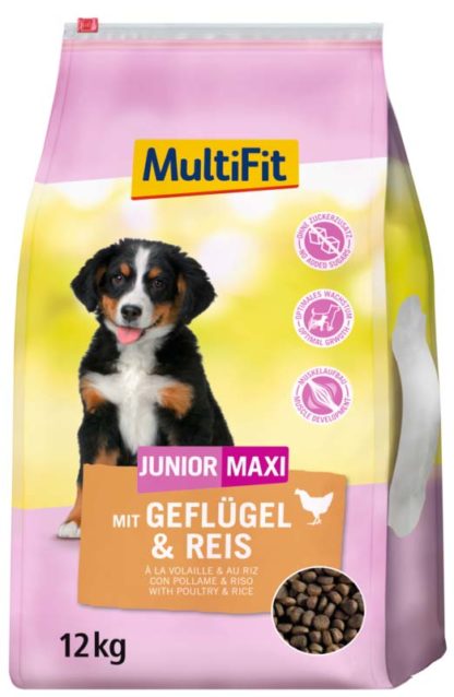 MultiFit kutya szárazeledel maxi junior szárnyas 12kg
