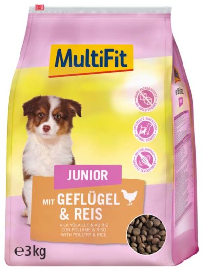 MultiFit kutya szárazeledel junior szárnyas 3kg