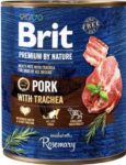 Brit Premium by Nature kutya konzerv adult sertés&gégecső 800g