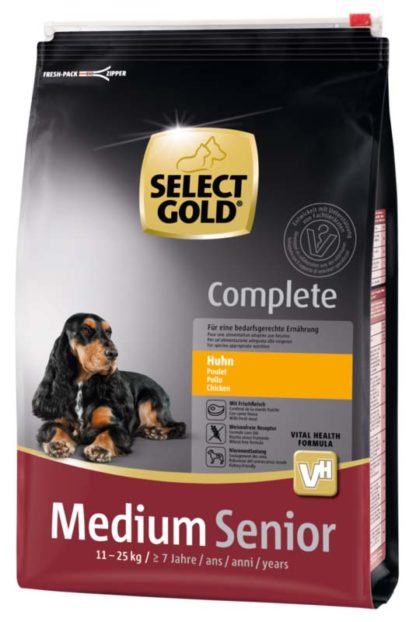 Select Gold Complete kutya szárazeledel medium senior csirke 4kg