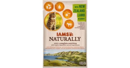 IAMS Naturally macska tasak adult bárány szószban 85g