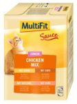 MultiFit Sauce macska tasak MP kitten csirke 12x100g