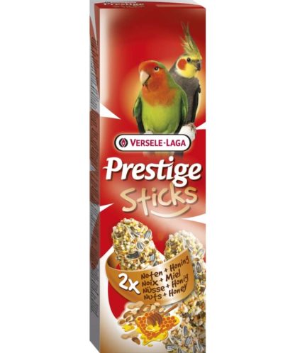 Versele-Laga Prestige Sticks nagytestű papagájnak mogyorós 140g 2db