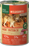 REAL NATURE Wilderness kutya konzerv adult nyúl&kenguru 6x400g