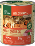 REAL NATURE Wilderness kutya konzerv adult nyúl&kenguru 6x800g