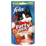 Felix Party Mix macska jutalomfalat Mixed Grill marha&csirke&lazac 8x60g