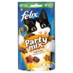 Felix Party Mix macska jutalomfalat Original Mix csirke&pulyka&máj 8x60g