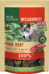 Real Nature Wilderness kutya jutalomfalat Pure Beef marha&oregánó 150g