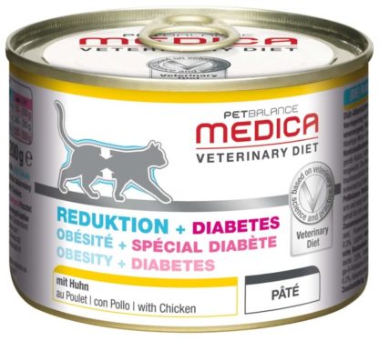 PetBalance Medica macska konzerv diabétesz&súlycsökkentő csirke 6x200g