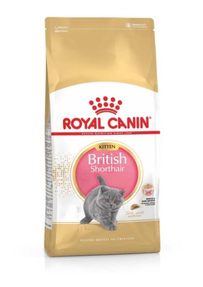 Royal Canin Feline Breed Nutrition Brit rövidszőrű kitten száraz macskaeledel 400g