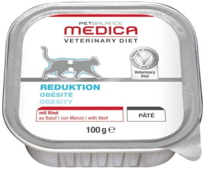 PetBalance Medica macska tálka súlycsökkentő marha 100g